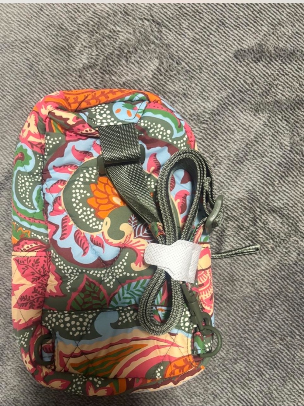 Vera Bradley Floral Mini Backpack in Pink, Green & Blue